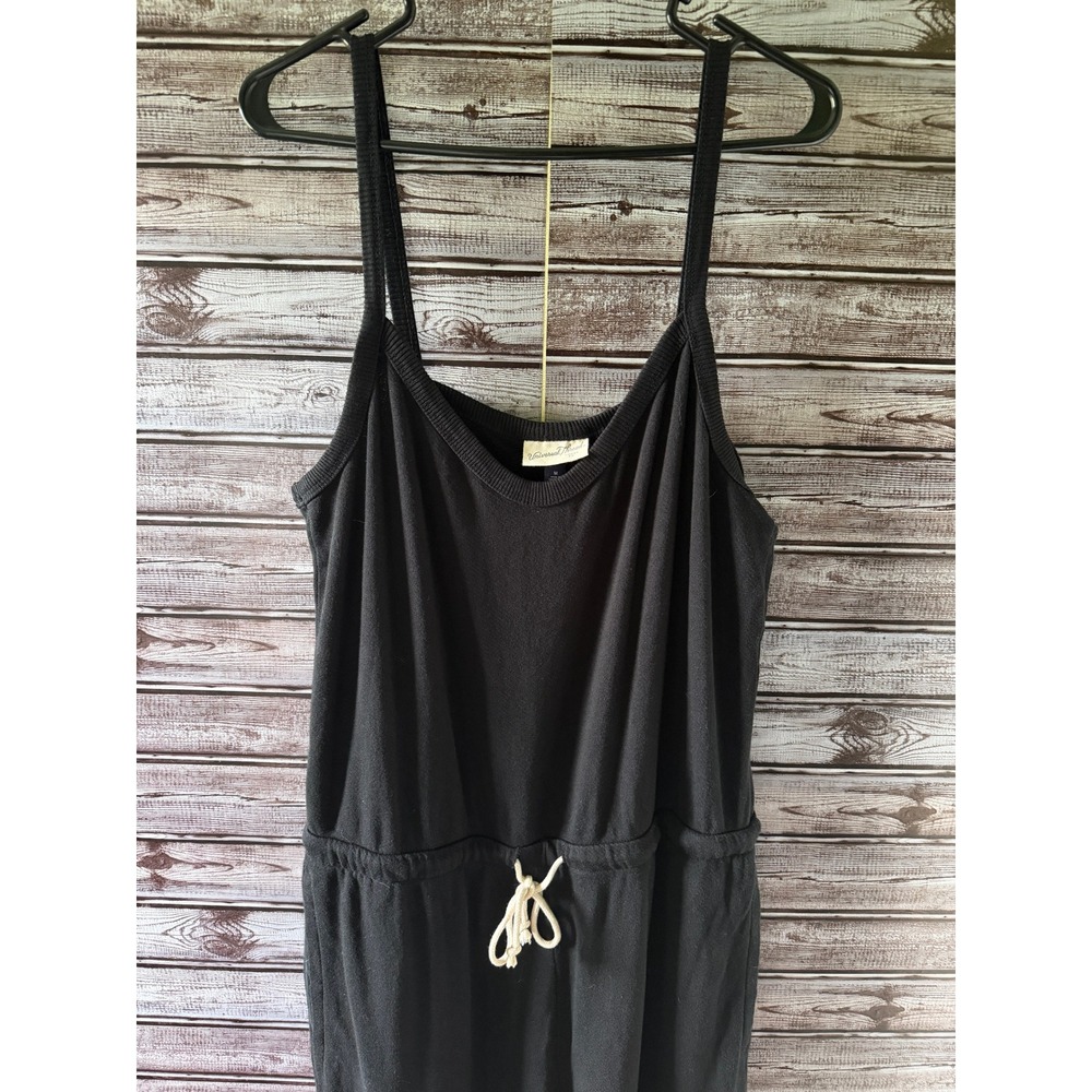 Universal Thread Womens Black Wide Leg Knit Jumpsuit Size M Pockets NWT